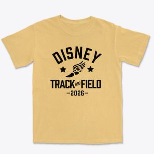 Disney Elementary School Track and Field Premium Heavyweight T-shirt