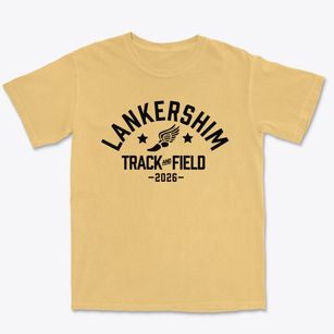 Lankershim Elementary School Track and Field Premium Heavyweight T-shirt