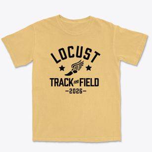 Locust Elementary School Track and Field Premium Heavyweight T-shirt