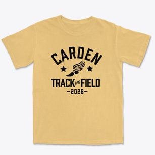 Carden School Of Fresno Track and Field Premium Heavyweight T-shirt