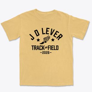 J D Lever Elementary School Track and Field Premium Heavyweight T-shirt