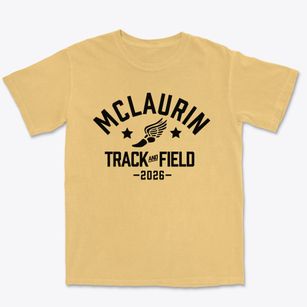 Mclaurin Elementary School Track and Field Premium Heavyweight T-shirt