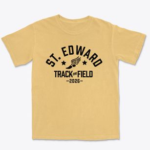Saint Edward School Track and Field Premium Heavyweight T-shirt