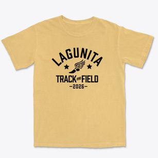 Lagunita Elementary School Track and Field Premium Heavyweight T-shirt