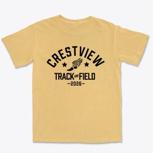 Crestview Middle School Track and Field Premium Heavyweight T-shirt
