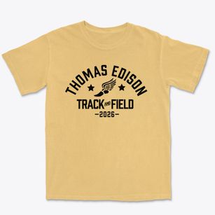 Thomas Edison High School Track and Field Premium Heavyweight T-shirt