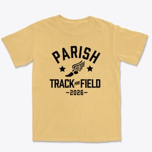 Parish Episcopal School Track and Field Premium Heavyweight T-shirt