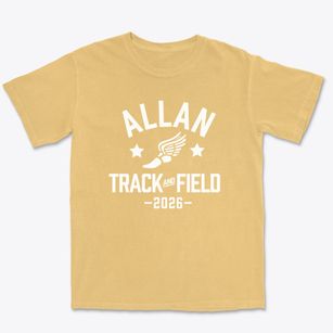 Allan Elementary School Track and Field Premium Heavyweight T-shirt