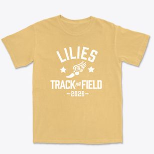 Lilies Of The Field School Track and Field Premium Heavyweight T-shirt
