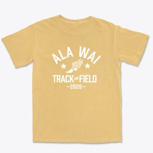 Ala Wai Elementary School Track and Field Premium Heavyweight T-shirt