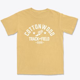 Cottonwood Elementary School Track and Field Premium Heavyweight T-shirt