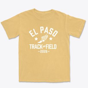 El Paso Elementary School Track and Field Premium Heavyweight T-shirt