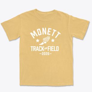 Monett High School Track and Field Premium Heavyweight T-shirt