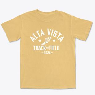 Alta Vista Alternative Continuation Track and Field Premium Heavyweight T-shirt