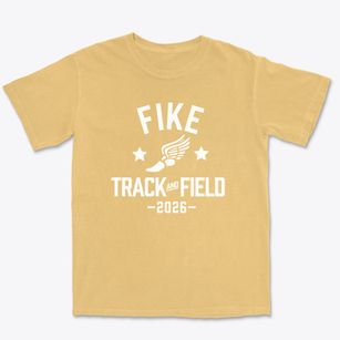 Fike High School Track and Field Premium Heavyweight T-shirt