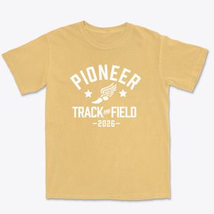 Pioneer Elementary School Track and Field Premium Heavyweight T-shirt