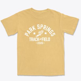 Park Springs Christian Academy Track and Field Premium Heavyweight T-shirt