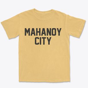 Mahanoy City Pennsylvania Classic Block Premium Heavyweight T-shirt