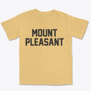 Mount Pleasant Utah Classic Block Premium Heavyweight T-shirt