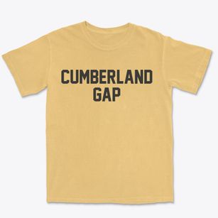 Cumberland Gap Tennessee Classic Block Premium Heavyweight T-shirt