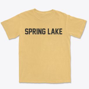Spring Lake North Carolina Classic Block Premium Heavyweight T-shirt