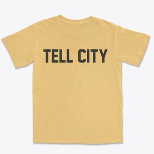 Tell City Indiana Classic Block Premium Heavyweight T-shirt
