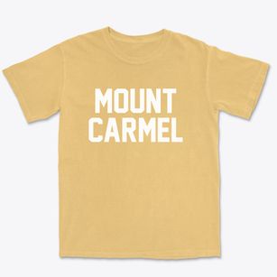 Mount Carmel Pennsylvania Classic Block Premium Heavyweight T-shirt