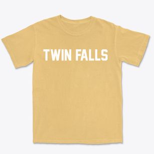 Twin Falls Idaho Classic Block Premium Heavyweight T-shirt