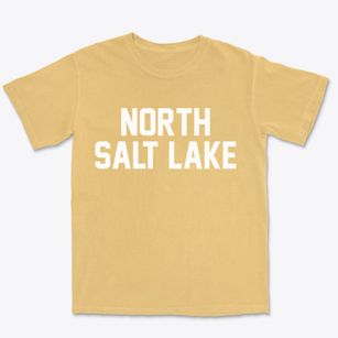North Salt Lake Utah Classic Block Premium Heavyweight T-shirt