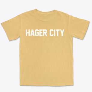 Hager City Wisconsin Classic Block Premium Heavyweight T-shirt