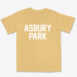 Asbury Park New Jersey Classic Block Premium Heavyweight T-shirt