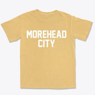 Morehead City North Carolina Classic Block Premium Heavyweight T-shirt
