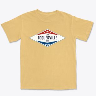 Toquerville Utah Diamond Star Premium Heavyweight T-shirt