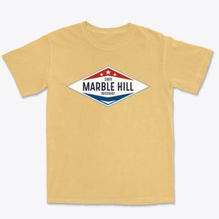 Marble Hill Missouri Diamond Star Premium Heavyweight T-shirt