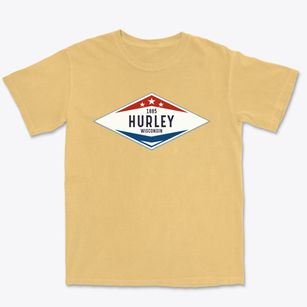 Hurley Wisconsin Diamond Star Premium Heavyweight T-shirt