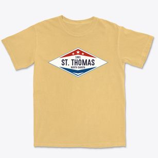 St. Thomas North Dakota Diamond Star Premium Heavyweight T-shirt