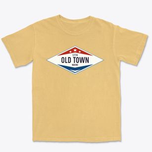 Old Town Maine Diamond Star Premium Heavyweight T-shirt