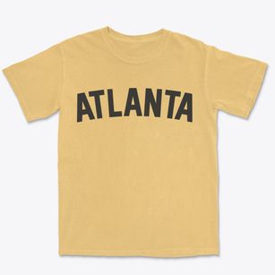 Atlanta Wisconsin Classic Curve Premium Heavyweight T-shirt