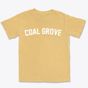 Coal Grove Ohio Classic Curve Premium Heavyweight T-shirt