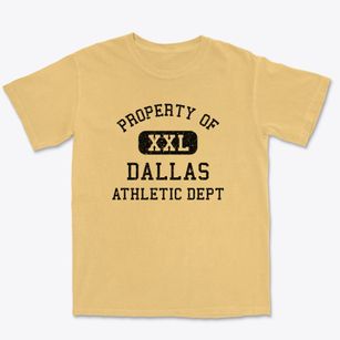 Dallas North Carolina Athletic Dept Premium Heavyweight T-shirt