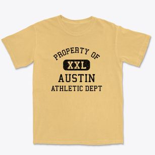 Austin Indiana Athletic Dept Premium Heavyweight T-shirt