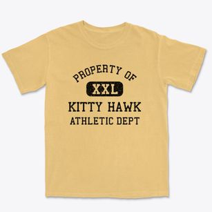 Kitty Hawk North Carolina Athletic Dept Premium Heavyweight T-shirt