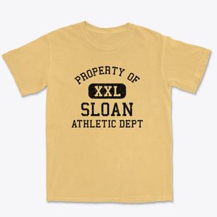 Sloan Iowa Athletic Dept Premium Heavyweight T-shirt