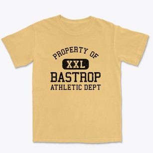 Bastrop Texas Athletic Dept Premium Heavyweight T-shirt