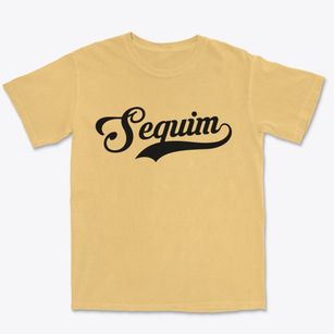 Sequim Washington Vintage Team Premium Heavyweight T-shirt