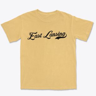 East Lansing Michigan Vintage Team Premium Heavyweight T-shirt