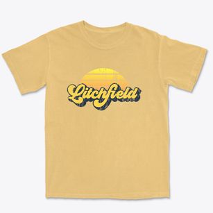 Litchfield Illinois Sublime Sunset Premium Heavyweight T-shirt