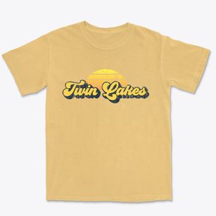 Twin Lakes Wisconsin Sublime Sunset Premium Heavyweight T-shirt
