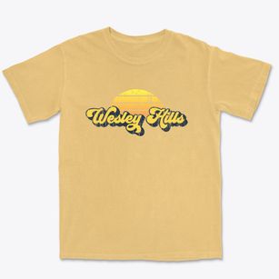 Wesley Hills New York Sublime Sunset Premium Heavyweight T-shirt