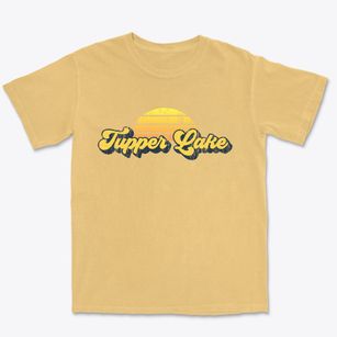 Tupper Lake New York Sublime Sunset Premium Heavyweight T-shirt